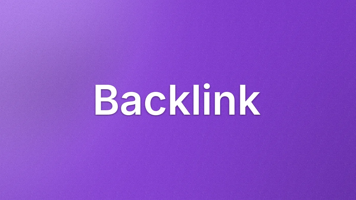 Backlink